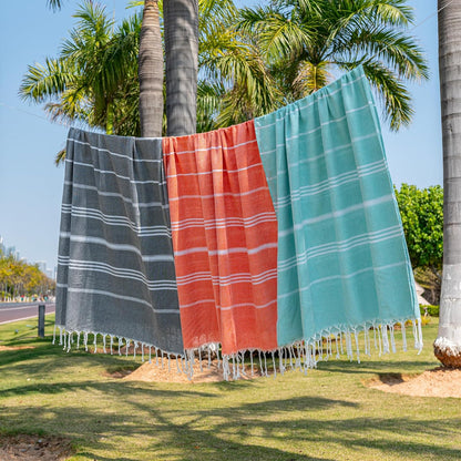 Turkish Beach Towel, 36"x71" Quick Dry Sand Free Oversized Bath Pool Swim Towel, Lightweight Travel Turkish Towels Vacation Essentials, Yellow
