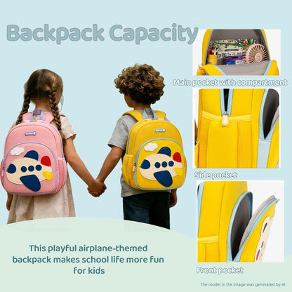 Kids Kindergarten Backpack for Toddlers -Nursery Schoolbag Waterproof Nylon Preschool Bag for Boys & Girls