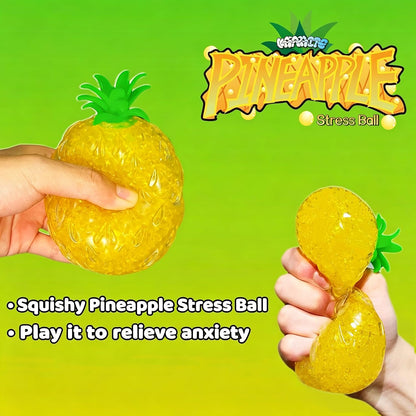 Pineapple Squishy Stress Balls (1 Pack) Fruit Stress Squishy Ball | Pineapple Squishy Stress Balls for Adults, Ideal for Vase Filler, Home Decor, Christmas Decor, Easter Basket Stuffers