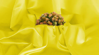 Satin Fabric 5 Yards, 44" Wide, Silky Smooth Charmeuse Sateen Cloth for Wedding Arch Drapery Panel Backdrop Party Event Banquet Home Decoration Curtain Crafts DIY Sewing Costume - Yellow
