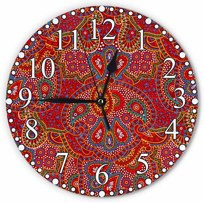 Lemon Slices Wall Clock 10 Inch Battery Operated Citrus Fruit Clock Silent Non-Ticking Modern Clocks Decorative for Home Kitchen Living Room Bathroom Office