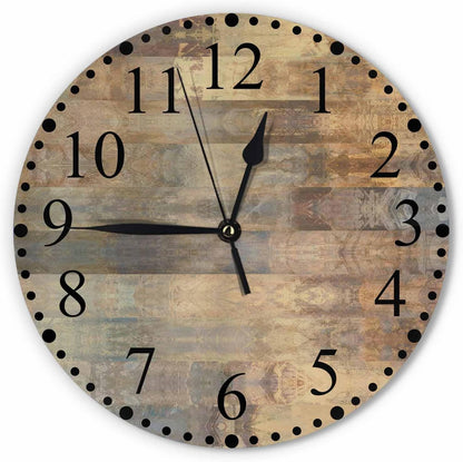 Lemon Slices Wall Clock 10 Inch Battery Operated Citrus Fruit Clock Silent Non-Ticking Modern Clocks Decorative for Home Kitchen Living Room Bathroom Office