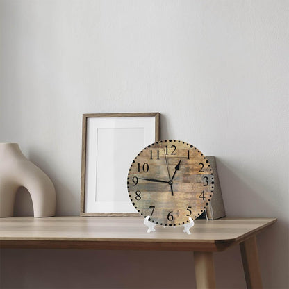 Lemon Slices Wall Clock 10 Inch Battery Operated Citrus Fruit Clock Silent Non-Ticking Modern Clocks Decorative for Home Kitchen Living Room Bathroom Office
