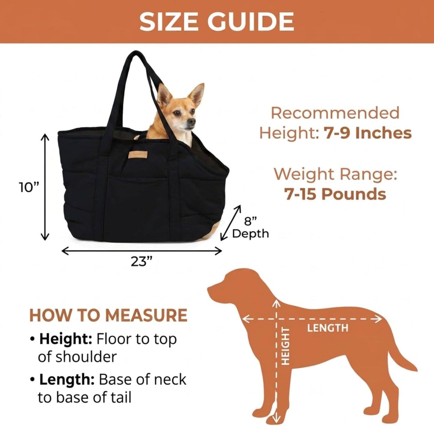 Plush Dog Purse Carrier for Small Dogs, Soft Dog Tote Bag with Safety Harness Clip, Cozy Pet Carrier for Dogs Under 15 lbs, Comfortable Dog Shoulder Carrier for Travel, Brown
