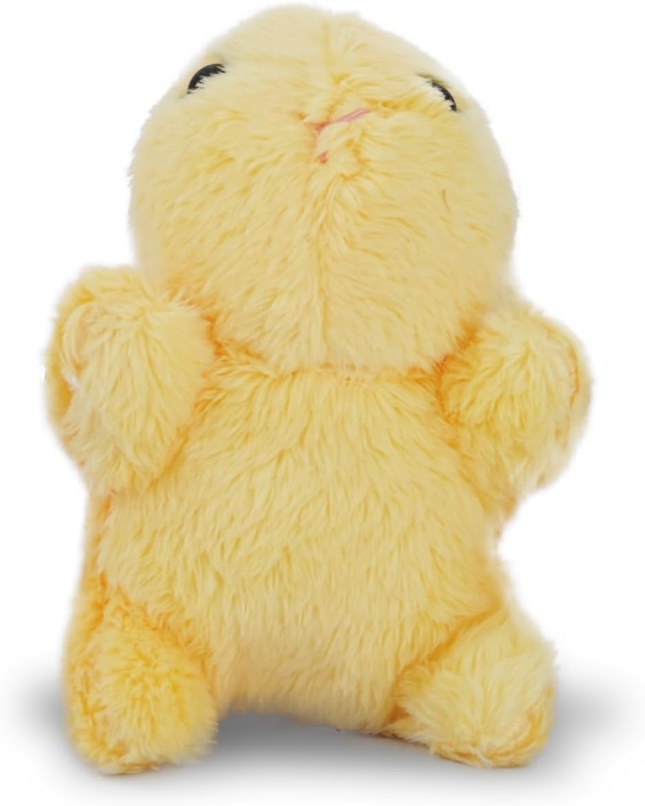 Little Bunny Bean Bag Stuffed Animal for Kids, Palm Sized Rabbit Toy Plush for Girls and Boys, Fluffy and Soft Bunny Plushie 3.5 inches (Yellow)