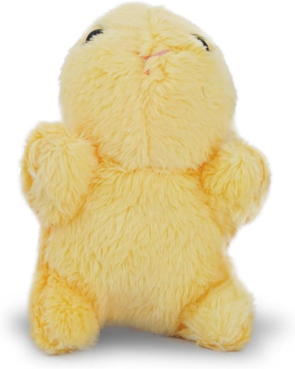 Little Bunny Bean Bag Stuffed Animal for Kids, Palm Sized Rabbit Toy Plush for Girls and Boys, Fluffy and Soft Bunny Plushie 3.5 inches (Yellow)