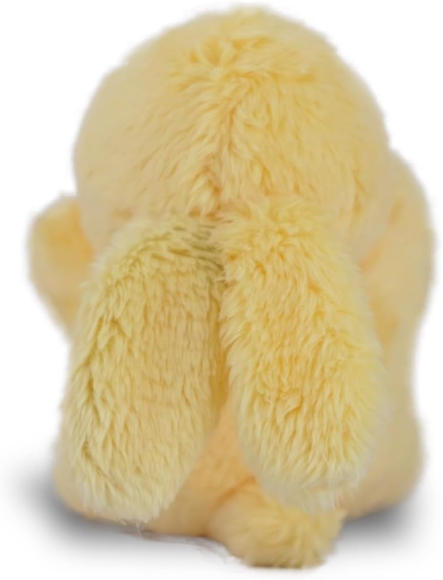 Little Bunny Bean Bag Stuffed Animal for Kids, Palm Sized Rabbit Toy Plush for Girls and Boys, Fluffy and Soft Bunny Plushie 3.5 inches (Yellow)