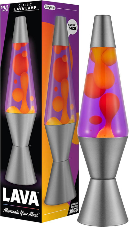 ® Lamp - 14.5" Purple Sunset - The Original Motion Light - Yellow Wax and Purple Liquid - Item #2635 (Amazon Exclusive)