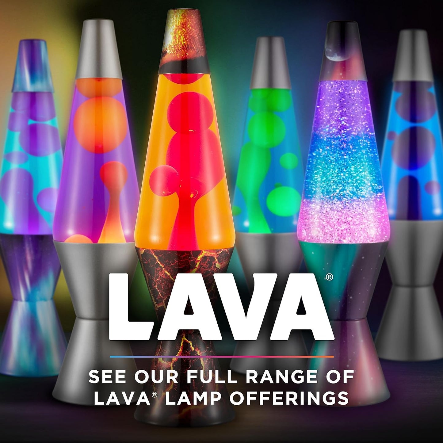 ® Lamp - 14.5" Purple Sunset - The Original Motion Light - Yellow Wax and Purple Liquid - Item #2635 (Amazon Exclusive)