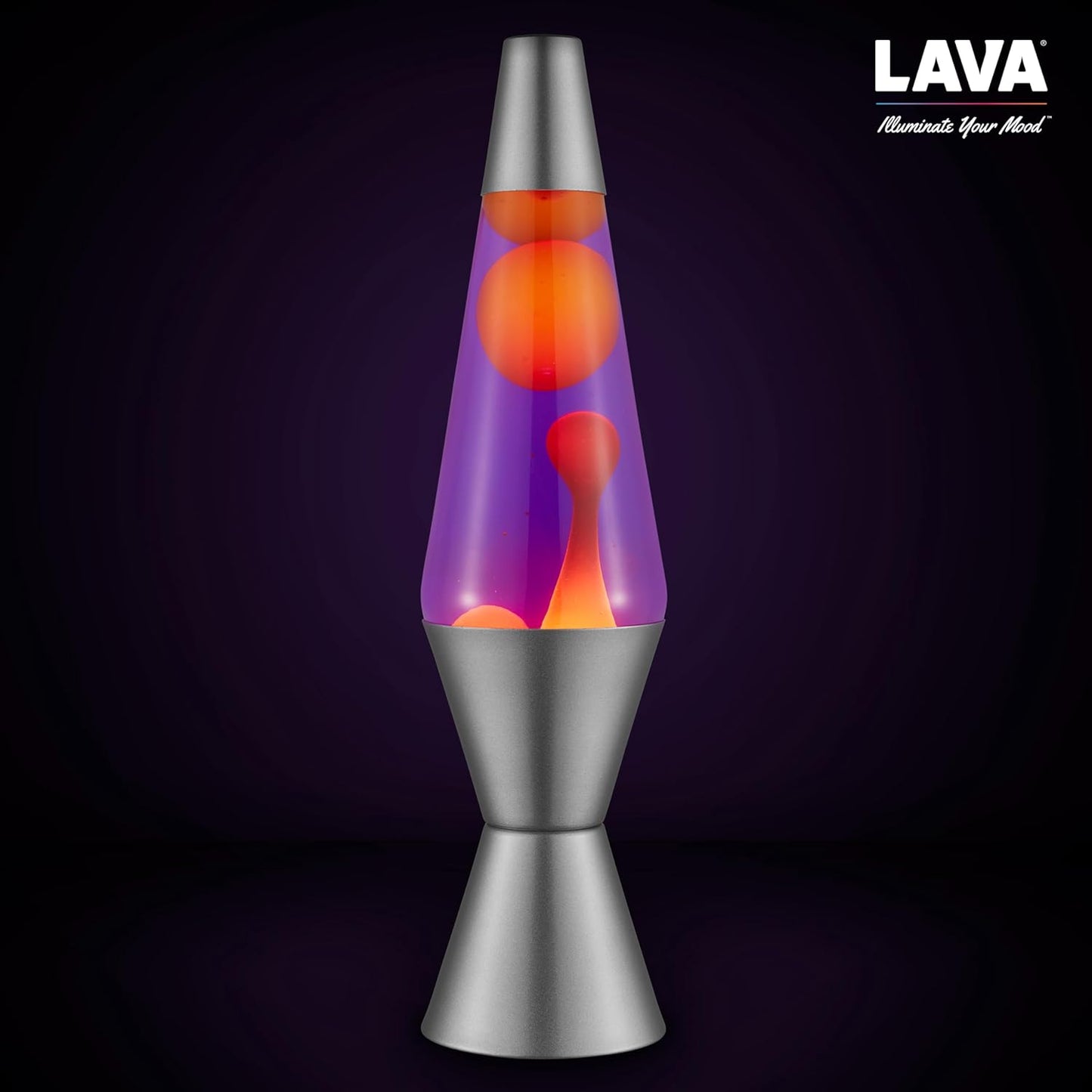 ® Lamp - 14.5" Purple Sunset - The Original Motion Light - Yellow Wax and Purple Liquid - Item #2635 (Amazon Exclusive)