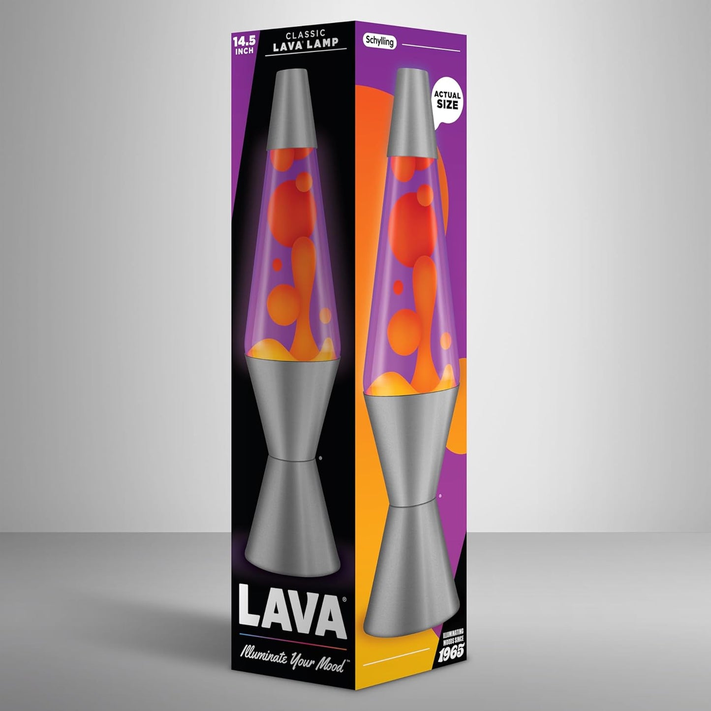 ® Lamp - 14.5" Purple Sunset - The Original Motion Light - Yellow Wax and Purple Liquid - Item #2635 (Amazon Exclusive)