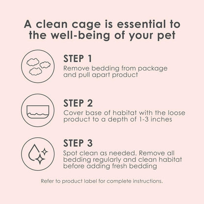 Clean & Cozy Colors, Small Animal Bedding with Extreme Odor Control, Sunset, 24.6 Liters