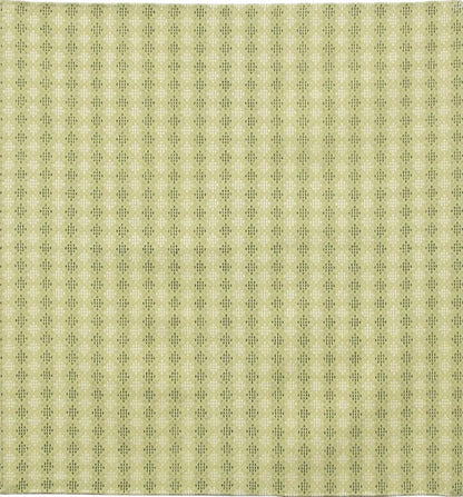 Japanese Furoshiki Cute Handkerchief & Bento Kinchaku Bag Cotton Fabric Wrapping Cloth Handmade in Kyoto Gifts Souvenir (60x60cm, Diamond-Shaped sashiko) (Yellow Green)
