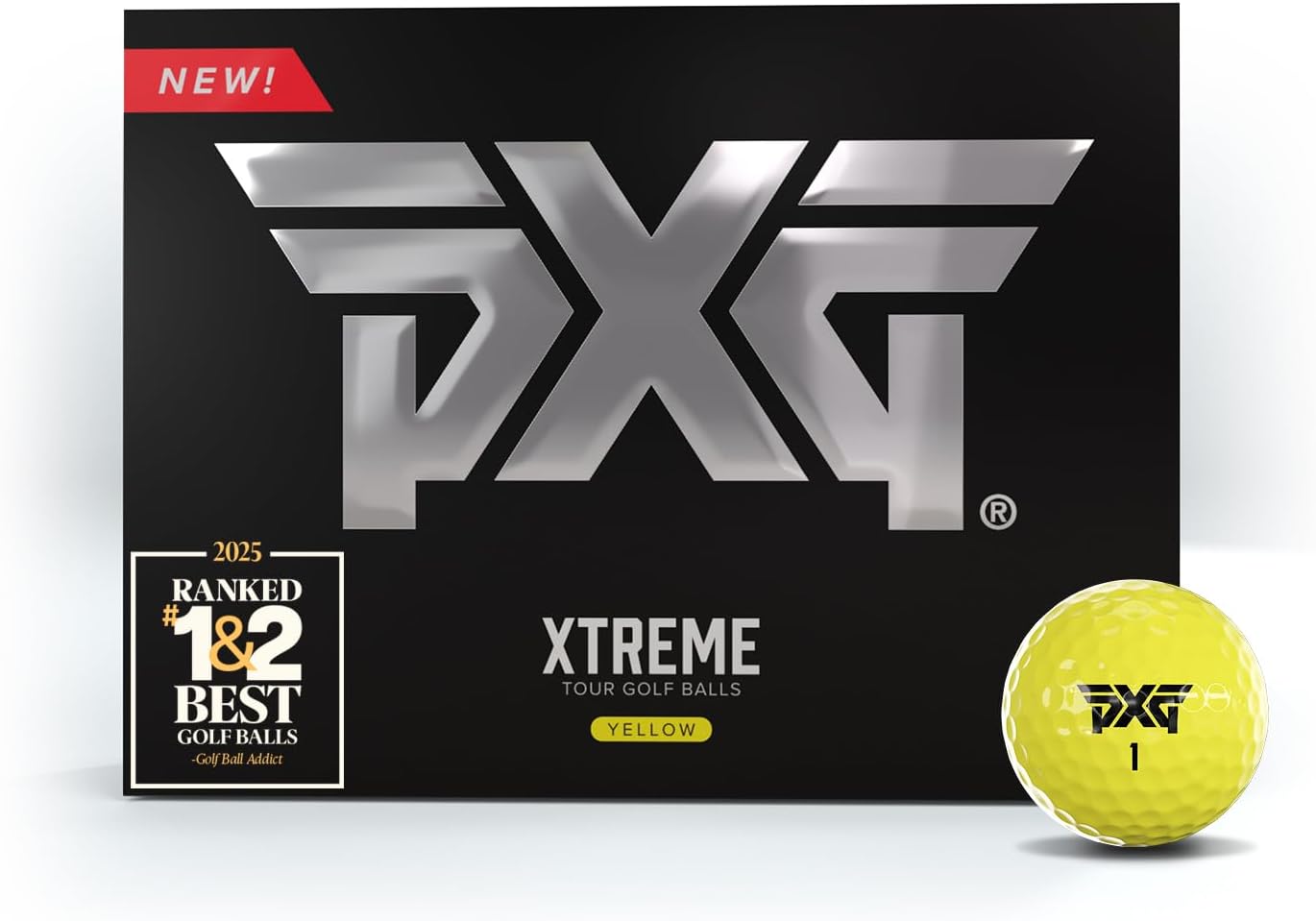 Golf Xtreme Tour Golf Balls for Men, 12 Pack, 4 Sleeves