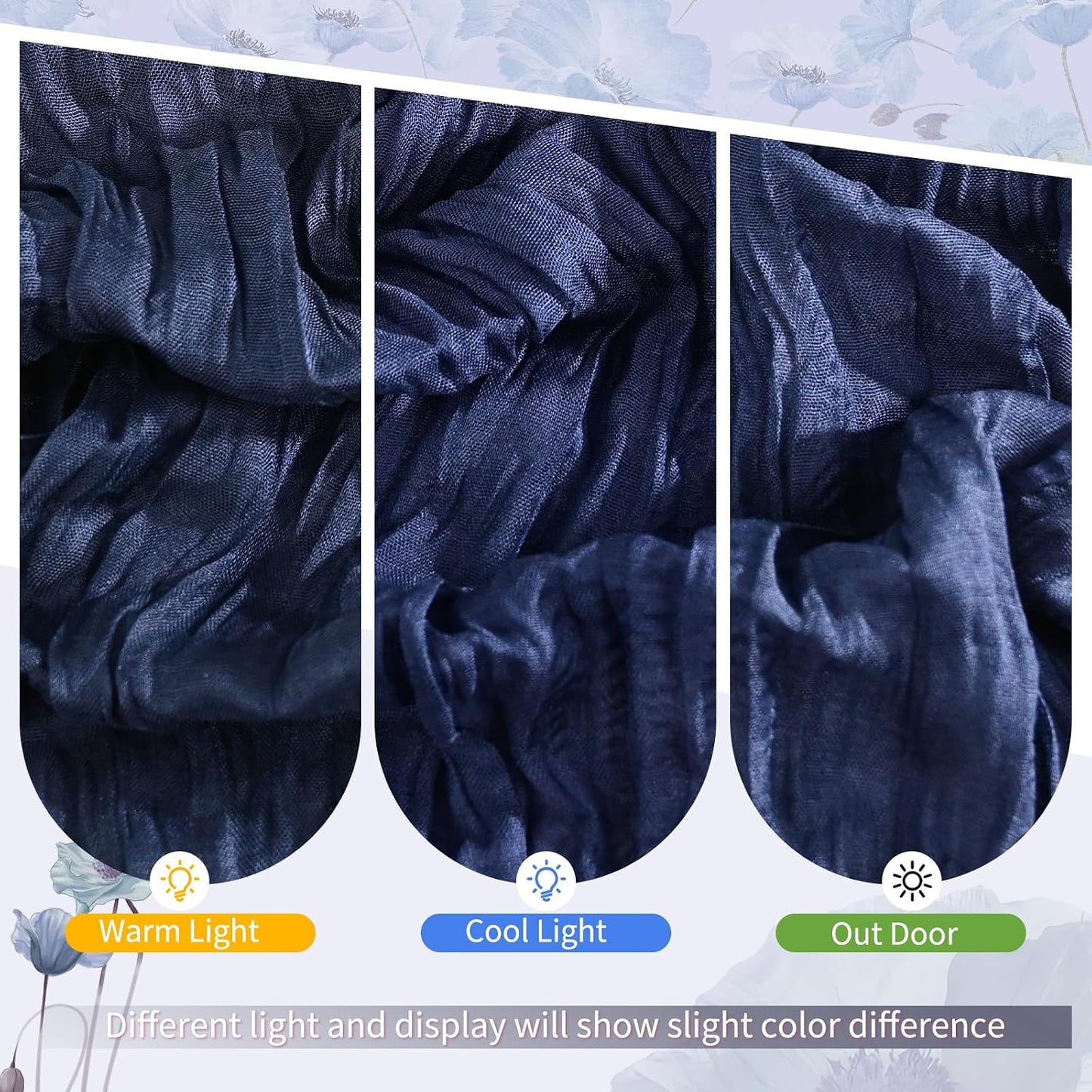 18 Pack Light Yellow Cheesecloth Table Runners, 17 x 108 Inches | Soft polyester gauze,natural wrinkled texture,reinforced edges,reusable,machine washable,weddings,baby showers