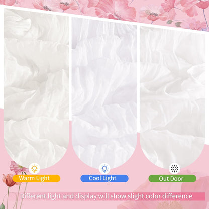 18 Pack Light Yellow Cheesecloth Table Runners, 17 x 108 Inches | Soft polyester gauze,natural wrinkled texture,reinforced edges,reusable,machine washable,weddings,baby showers