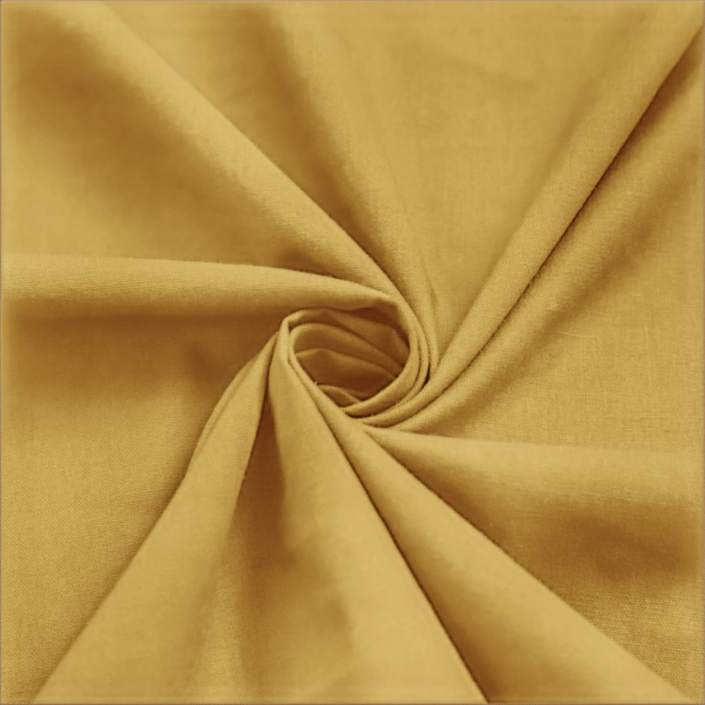 Mustard Farmhouse Shower Curtain with A Ruffle Hem, Linen Blend Shower Curtain for Bathroom,72"x72"