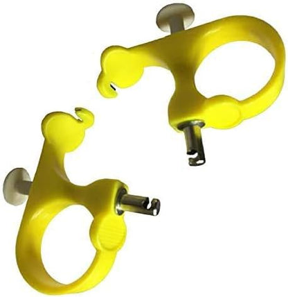 Needle Puller, 3 in 1 Thread Cutter Sewing Thimble Shielded Protector Pin Needles Quilting Craft Accessories DIY Sewing Tools (Yellow)