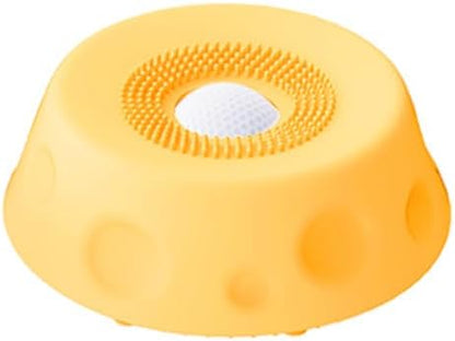 Lick Sphere Slow Feeder Bowl for Dogs & Cats – Interactive Anti-Slip Toy for Liquid, Wet Food & Treats, Anxiety Relief & Enrichment (Yellow)