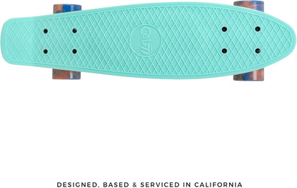 22" Complete Mini Cruiser Plastic Skateboard