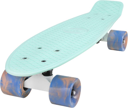 22" Complete Mini Cruiser Plastic Skateboard