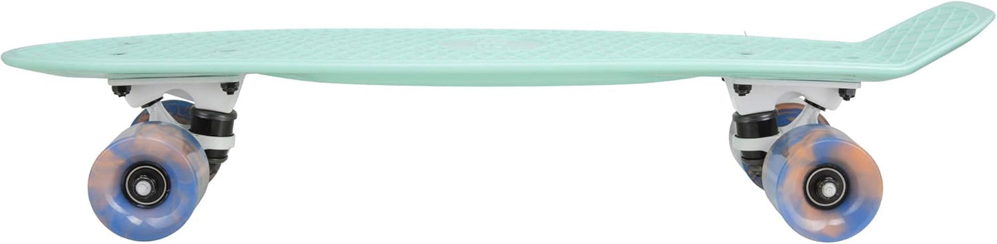 22" Complete Mini Cruiser Plastic Skateboard