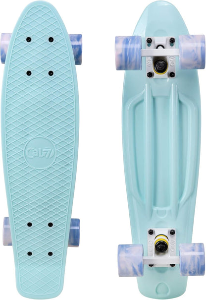 22" Complete Mini Cruiser Plastic Skateboard