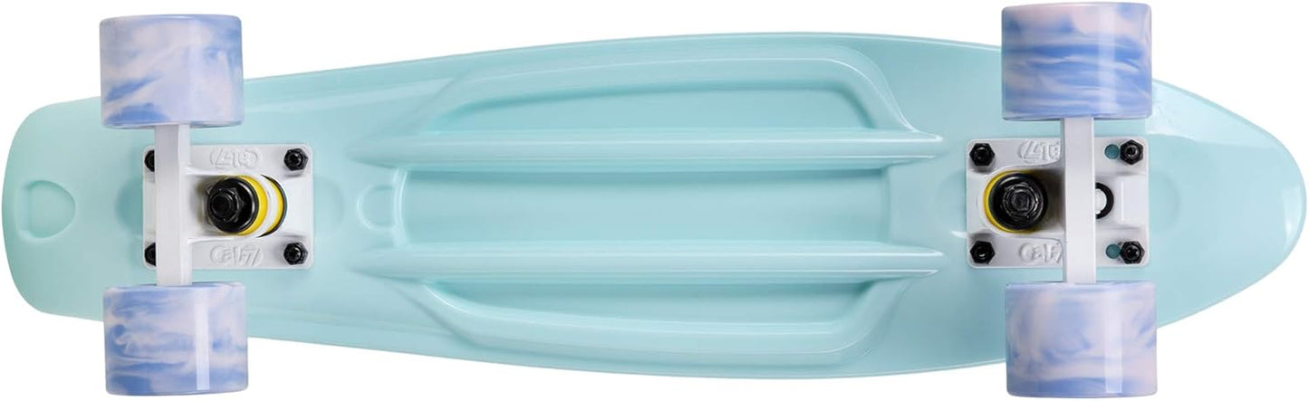 22" Complete Mini Cruiser Plastic Skateboard
