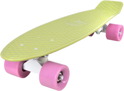 22" Complete Mini Cruiser Plastic Skateboard