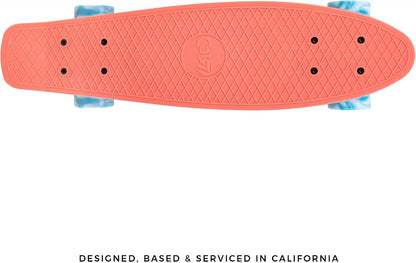 22" Complete Mini Cruiser Plastic Skateboard