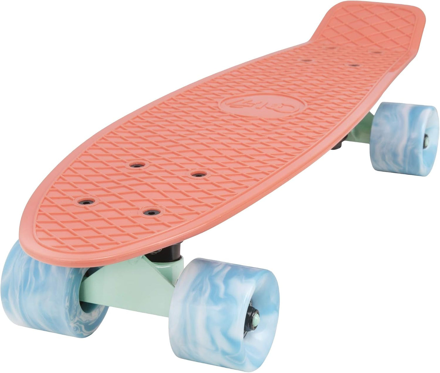 22" Complete Mini Cruiser Plastic Skateboard