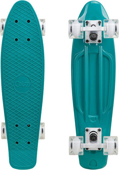 22" Complete Mini Cruiser Plastic Skateboard