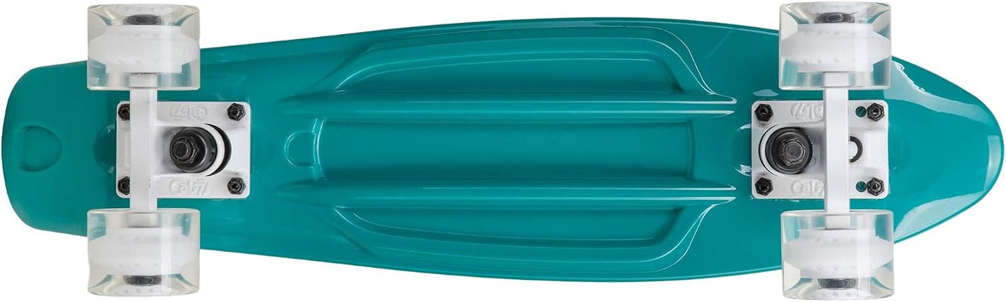 22" Complete Mini Cruiser Plastic Skateboard