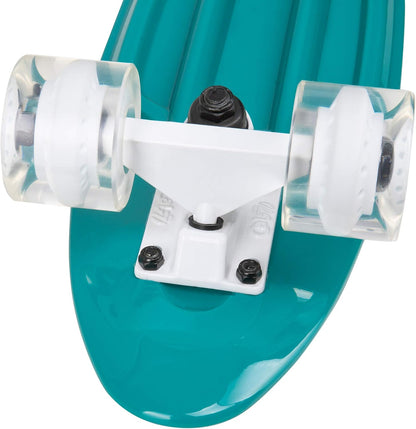 22" Complete Mini Cruiser Plastic Skateboard