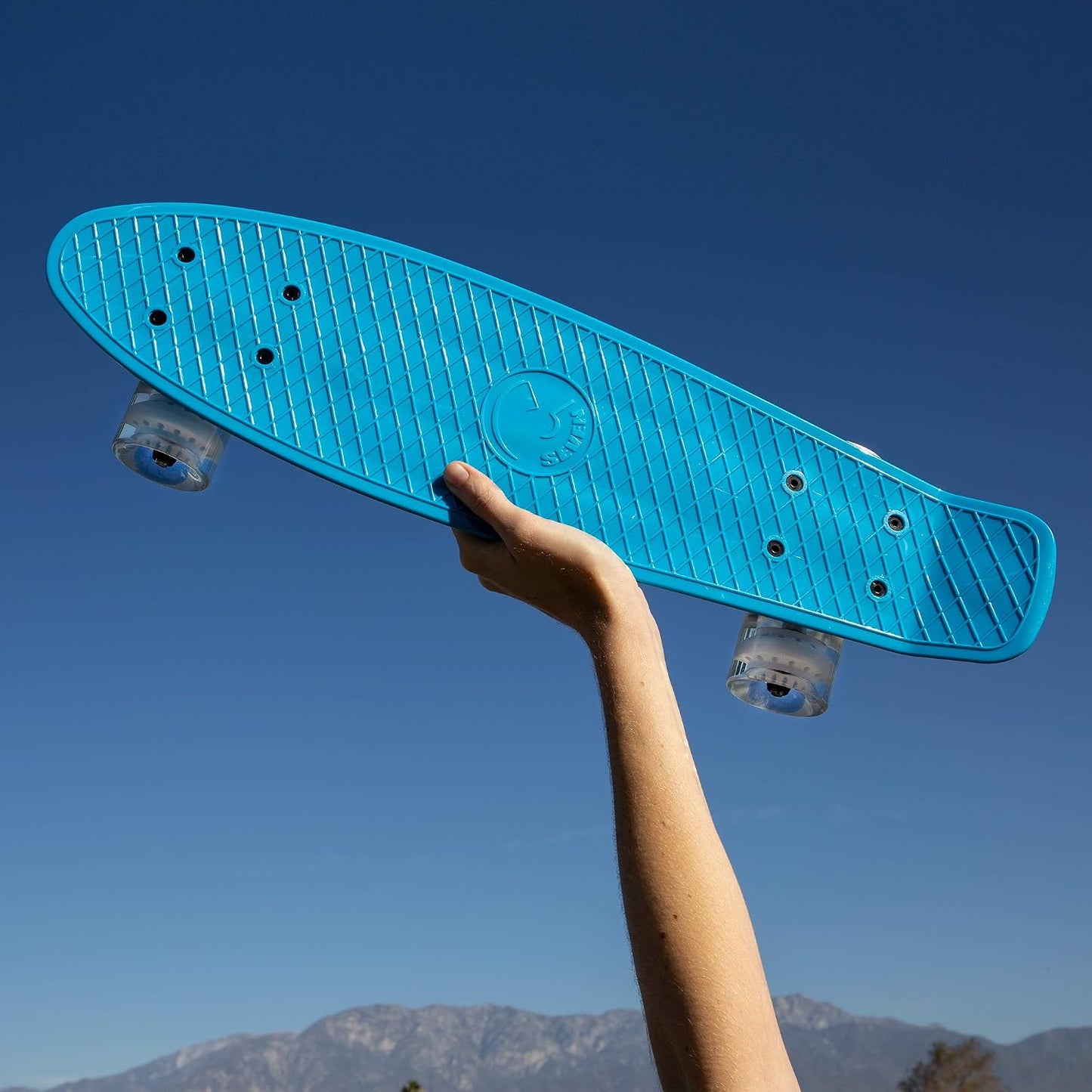 22" Complete Mini Cruiser Plastic Skateboard