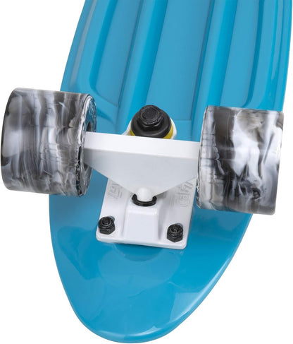 22" Complete Mini Cruiser Plastic Skateboard