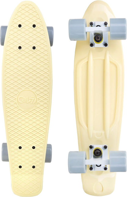 22" Complete Mini Cruiser Plastic Skateboard