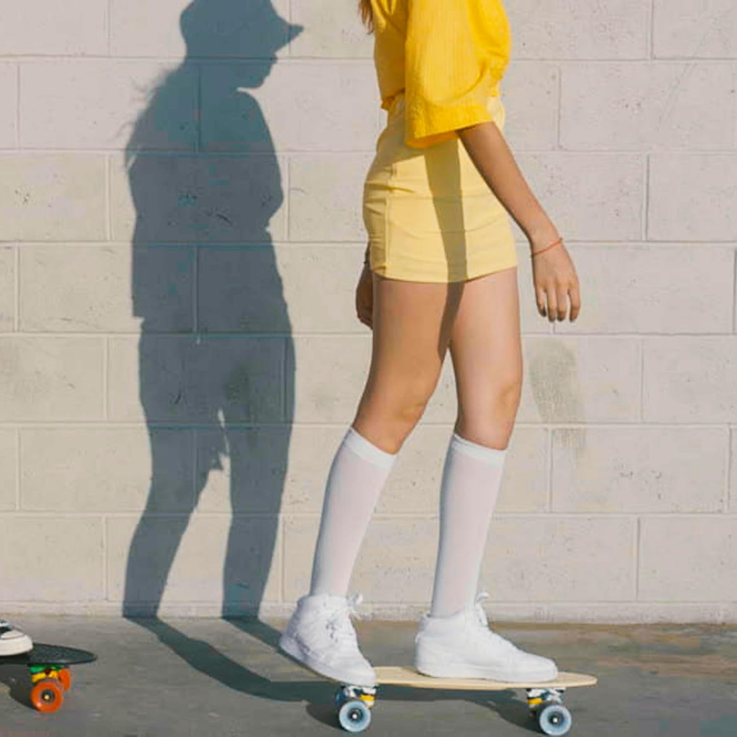 22" Complete Mini Cruiser Plastic Skateboard