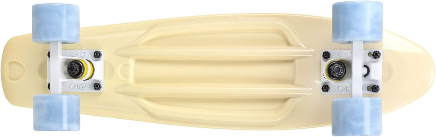 22" Complete Mini Cruiser Plastic Skateboard