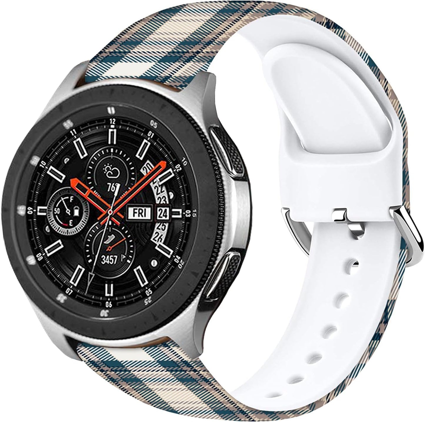 Cartoon Watch Bands Compatible with Samsung Galaxy Watch 46mm/ Galaxy Watch 3 45mm/Samsung Gear S3 Frontier/Classic Strap,Soft Silicone 22mm Replacement Wristband Sport Strap for Men Women.