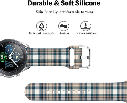 Cartoon Watch Bands Compatible with Samsung Galaxy Watch 46mm/ Galaxy Watch 3 45mm/Samsung Gear S3 Frontier/Classic Strap,Soft Silicone 22mm Replacement Wristband Sport Strap for Men Women.