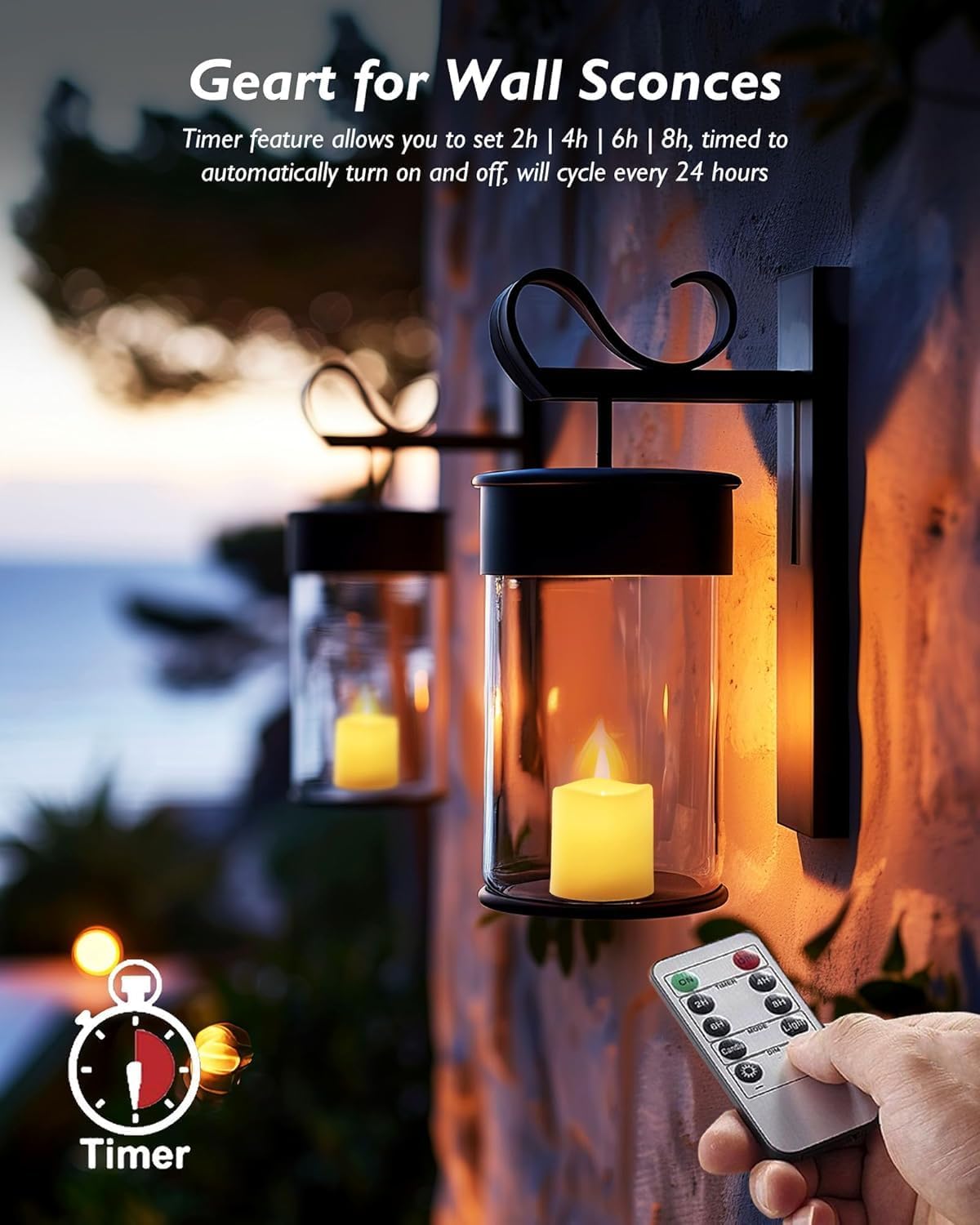 24 Pack Ivory Flameless Flickering LED Votive Tealights Candles | Battery operated, 200+ hr runtime, amber yellow glow, ivory shell, 1.5"D, 1.6"H for wedding, Halloween & Christmas decor