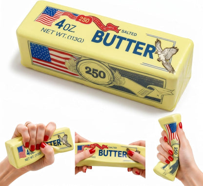 2026 New 250th Anniversary Eagle USA Butter Stick Squishy – Slow Rising Desk Stress Relief Fidget Butter, Soft Squeeze Rebound Butter Stick for Office & Study,Creamy Yellow