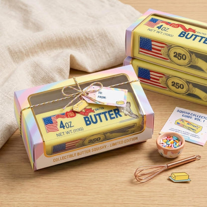 2026 New 250th Anniversary Eagle USA Butter Stick Squishy – Slow Rising Desk Stress Relief Fidget Butter, Soft Squeeze Rebound Butter Stick for Office & Study,Creamy Yellow