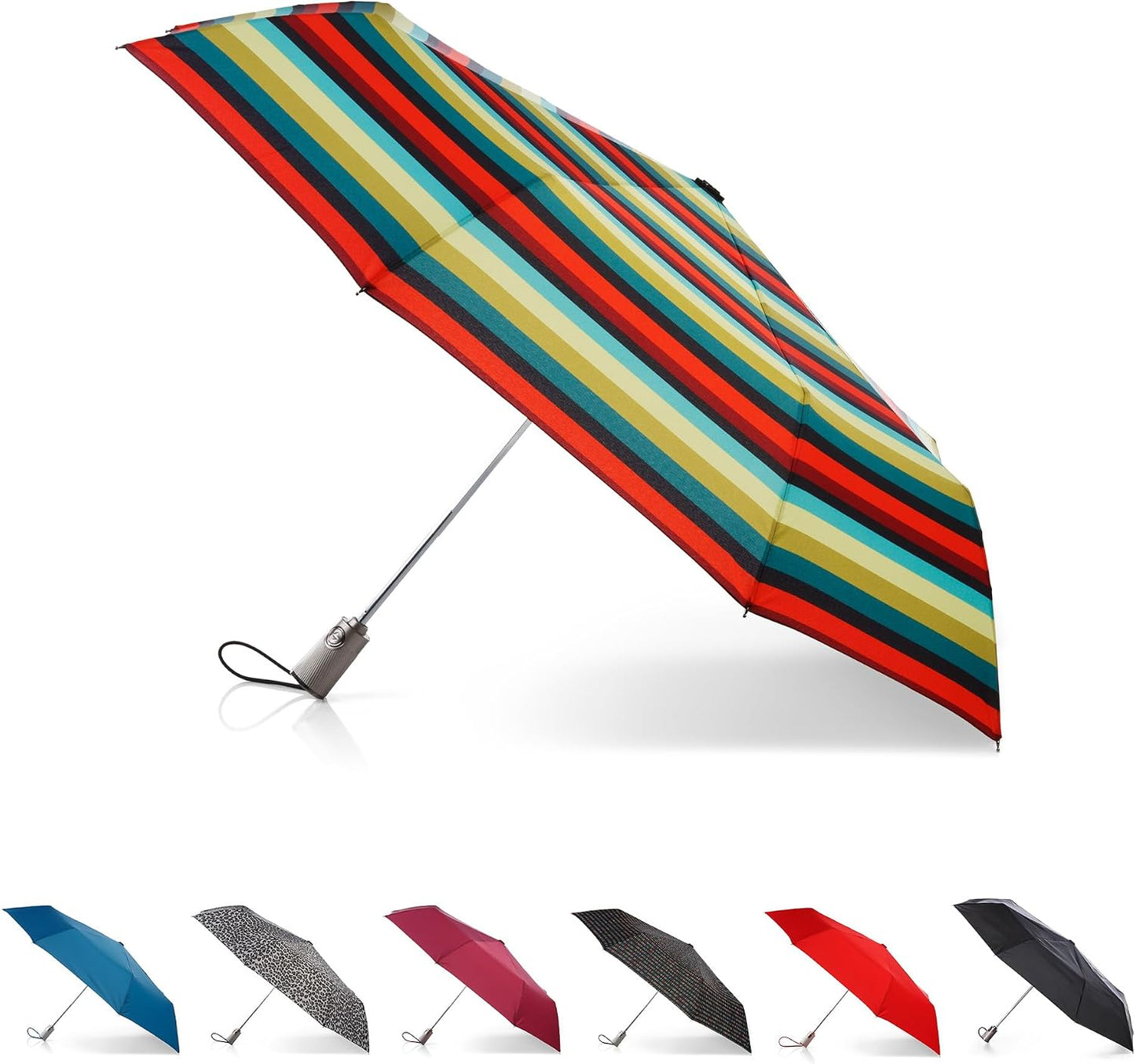 Titan Portable Travel Umbrella – Windproof, Waterproof, Strong, Compact Umbrella – Perfect for the Car, Backpack, and On-the-Go
