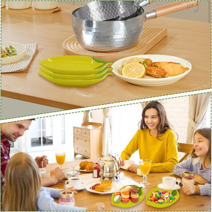 2 Pcs Spoon Rest, Spoon Rest for Stove Top, Ceramic Spoon Rack for Kitchen Countertop, Suitable for Cooking Housewarming Wedding Gift (Yellow Lemon)