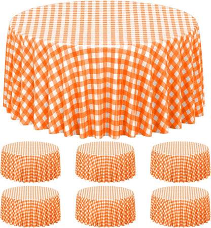 3 Pcs Yellow Gingham Tablecloth Decorations, Disposable Plastic Yellow Checkered Tablecloth Buffalo Plaid Table Cover for Baby Shower Bridal Wedding Birthday Party Supplies,54 x 108 Inch