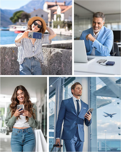 for Magsafe Battery Pack 12000mAh Magnetic Portable Charger Power Bank | PD 22.5W Fast Charging, USB C in&Out Wireless Battery Pack Phone Charger for iPhone 16/15/14/13/12 All Series