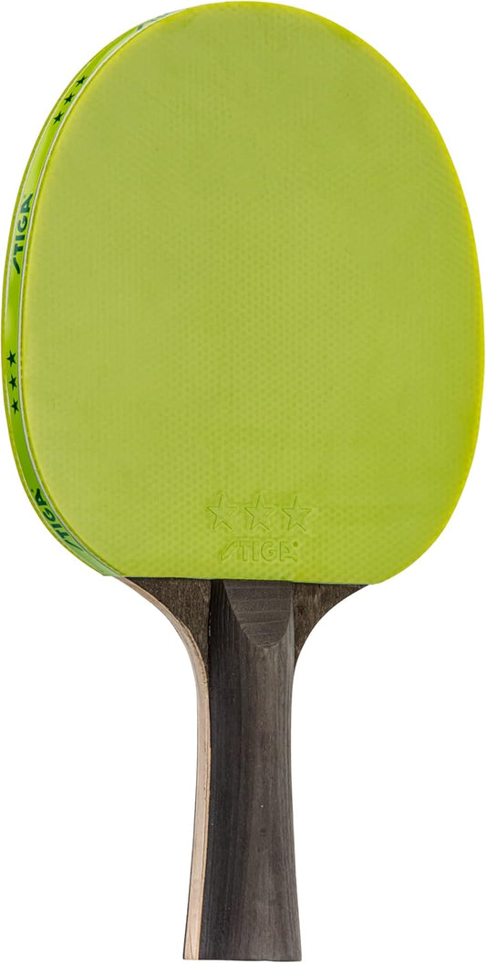 Pure Color Advance Performance-Level Table Tennis Racket (Yellow)