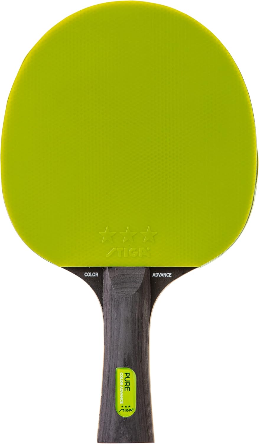 Pure Color Advance Performance-Level Table Tennis Racket (Yellow)